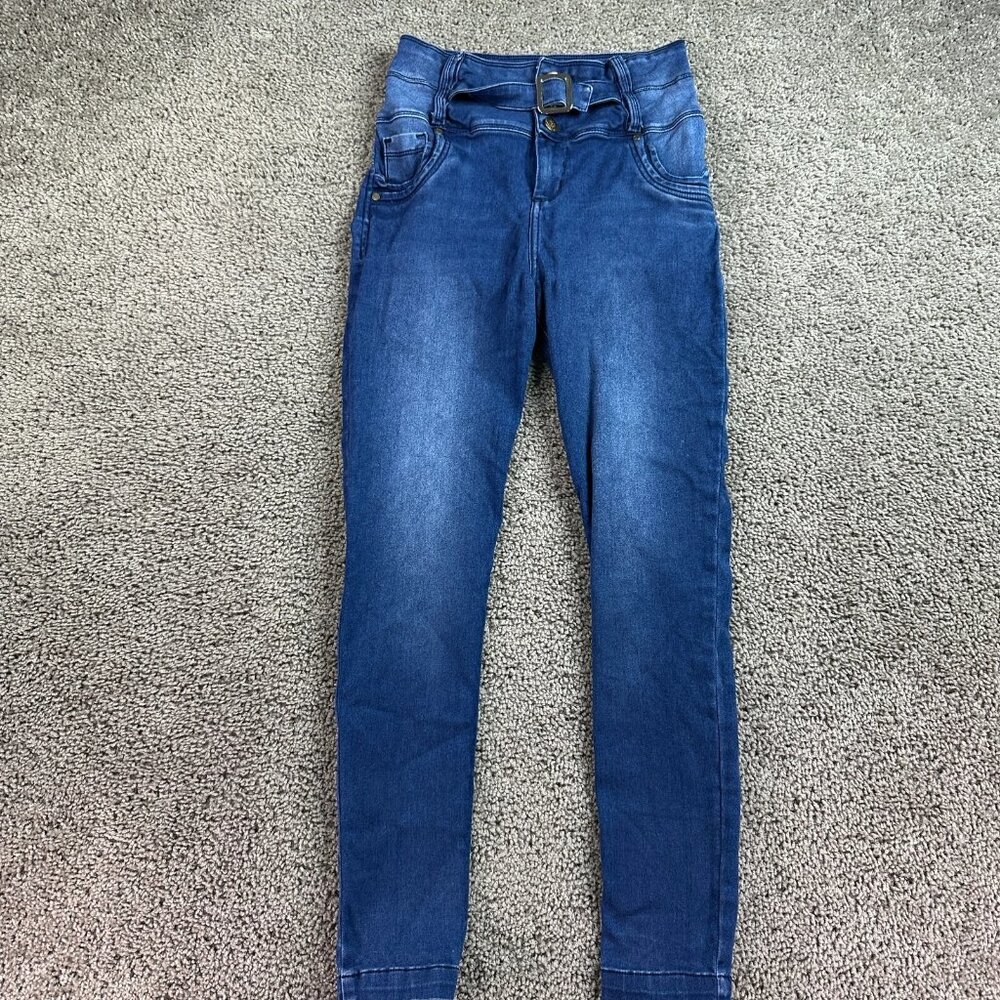 Tissini Jeans Women's Blue Stretch Denim